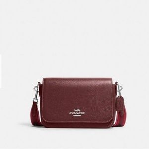 New Coach Leather Logan Messenger bag